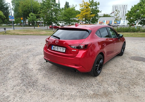 Mazda 3 cena 74900 przebieg: 99900, rok produkcji 2018 z Warszawa małe 191